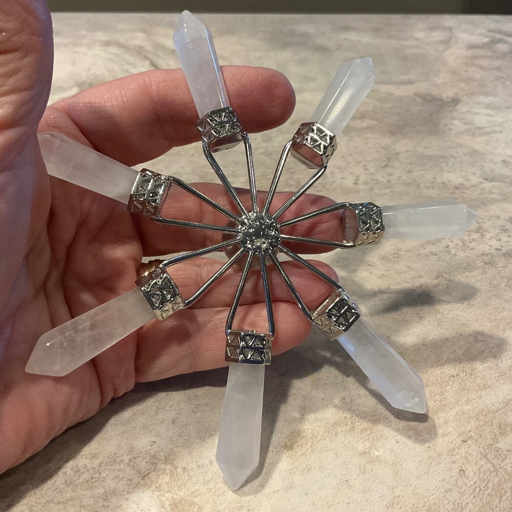 7-Chakra Crystal Energy Generator quartz Vintage - Picture 3 of 6